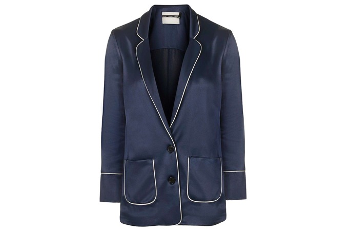 Topshop - Satin Pyjama Style Jacket Topshop - Satin Pyjama Style Jacket